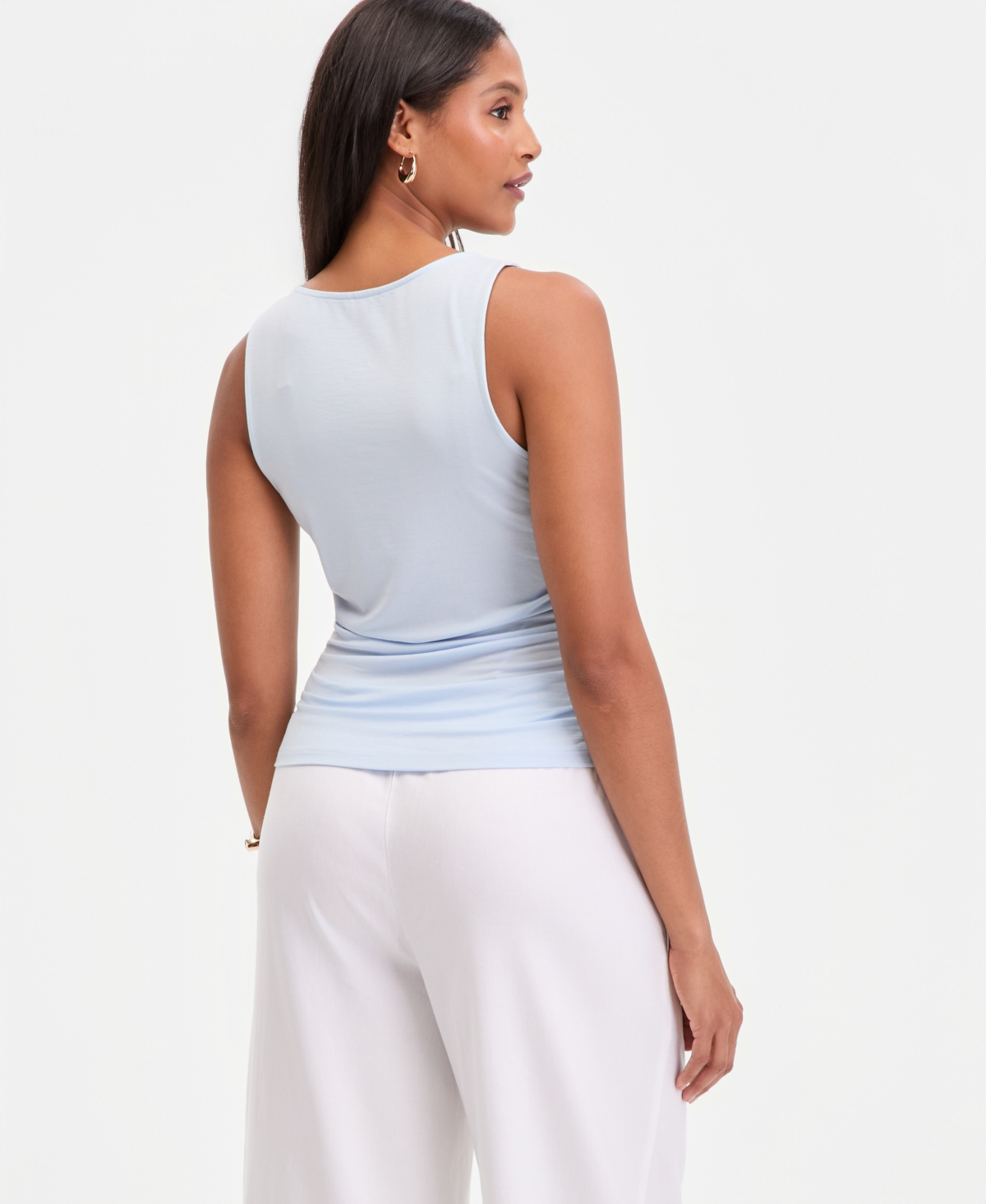 I.n.c. International Concepts Women's Ruched Luxe Layering Tank, Macy's Exclusive