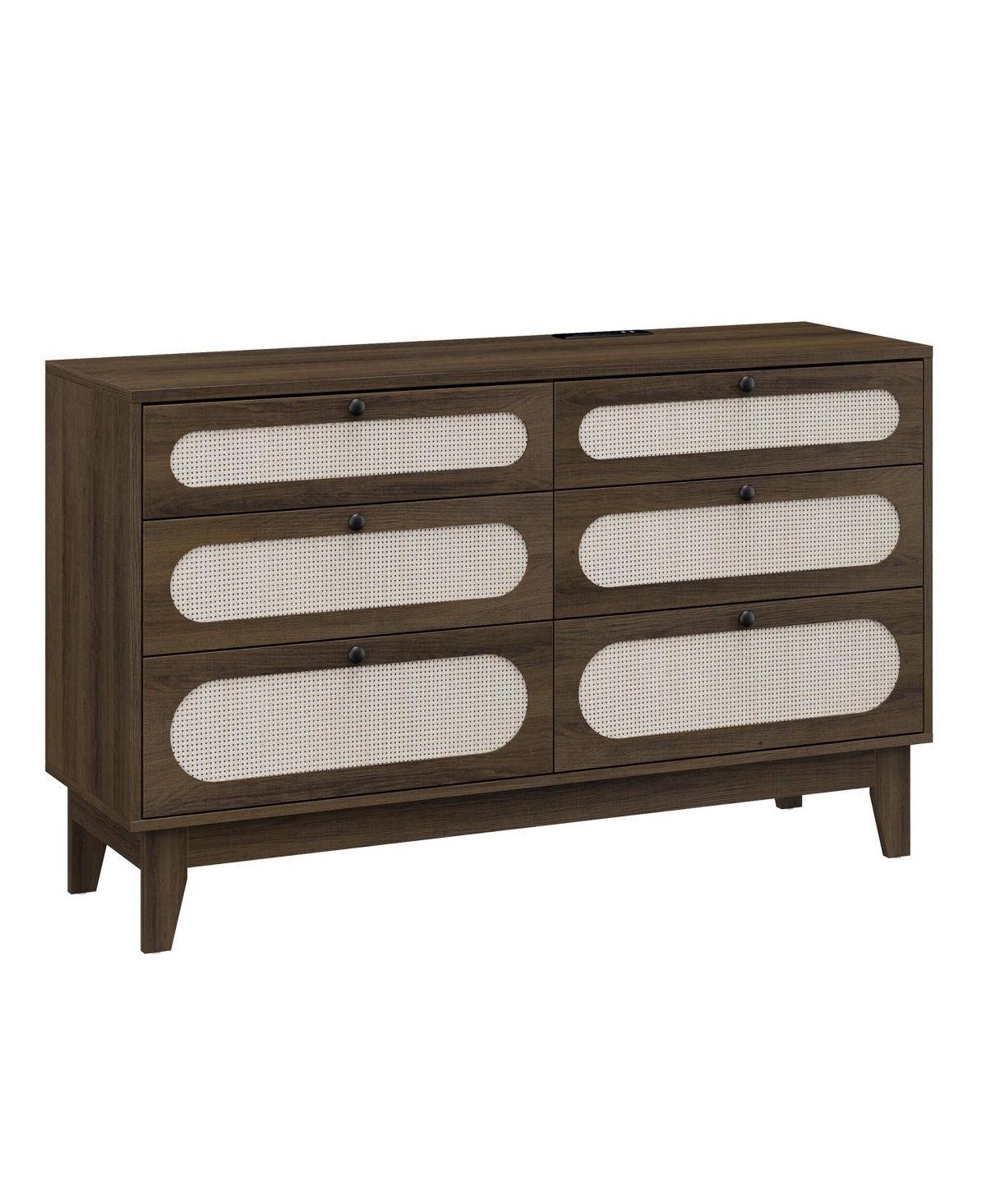 Gaomon Rattan Nightstand with Drawers