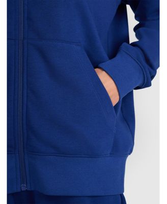 Women's zip-up hoodie - navy blue