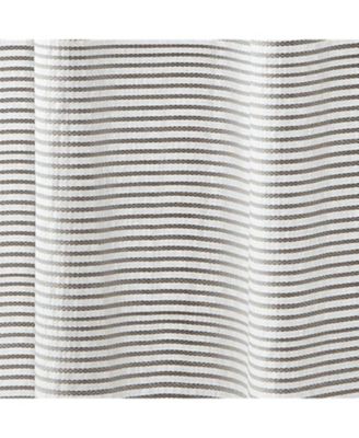 72-inch and White Stripes Cotton Shower Curtain