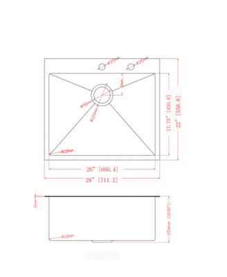 huluwat Undermount Stainless Steel Kitchen Sink