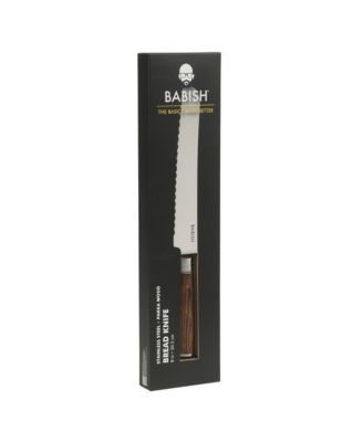 8-Inch Bread Knife High-Carbon 1.4116 German Steel Serrated Knife with Wood Handle, Full-Tang for Slicing Bread, Crusting & Artisan Loaves