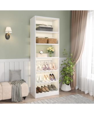 Closet Organizer with Adjustable Shoe Shelves