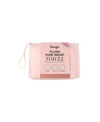 Plush Hair Wrap Towel - Standard Ultra-Absorbent Coral Fleece - Blush