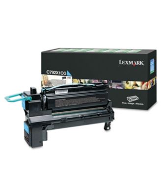 C792X1CG 20,000 Page-Yield Return Program Extra High-Yield Toner - Cyan