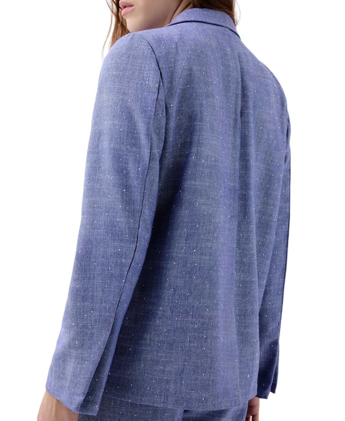 Scalpers Women's Linen Studs Blazer