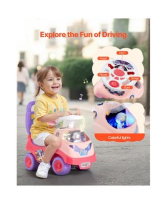 Ride On Toddler Push Car, Push Car for Toddler 19 to 36 Months, Kids Ride On Toy with Horn & Music