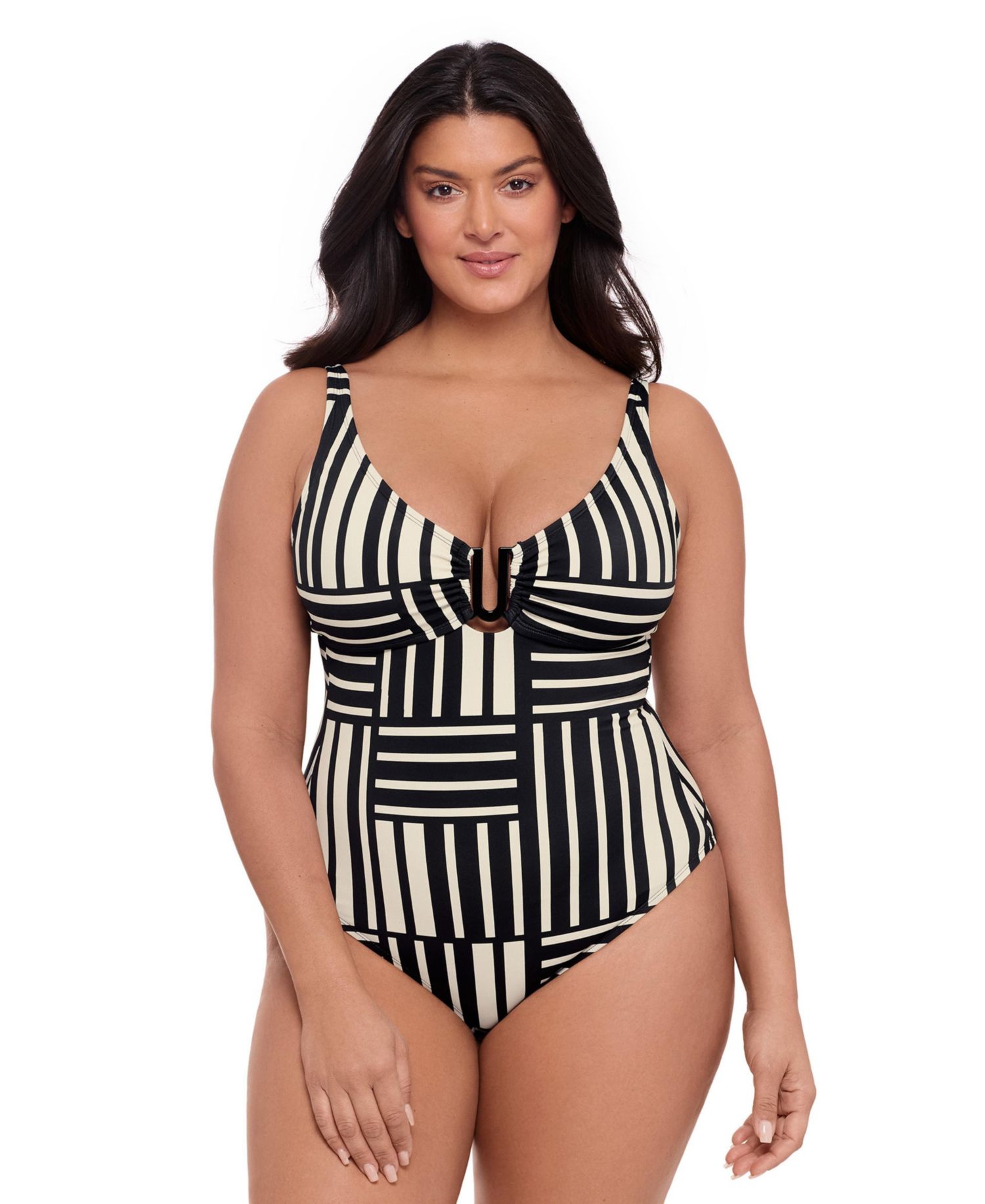 Women's Smoothing and Sculpting U-Wire One-Piece Swimsuit
