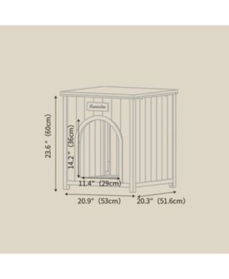 Cat House for Small Cats & Dogs in Light Yellow