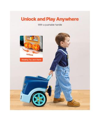 Kids Engine Toy with 60 Pieces and Removable Car Repair Parts