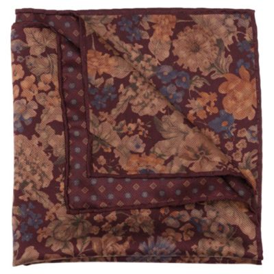 Men's Vico - Double Sided Silk Pocket Square for Men