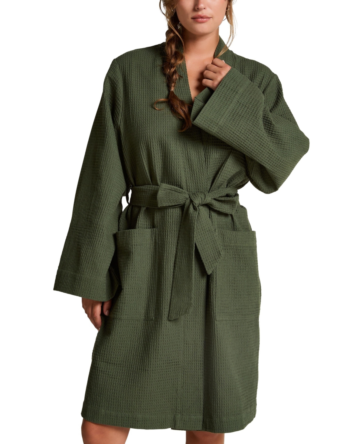 Hunkemoller Women's Waffle Bathrobe