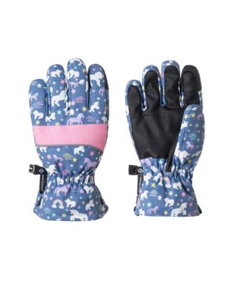 Toddler/Child Girls Kids Zipper Gloves