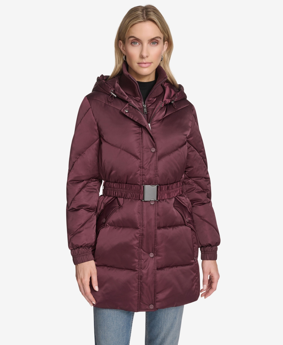 Andrew Marc Women's Mallee Belted Parka