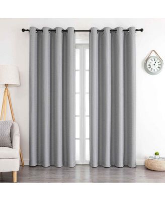 1 Piece Hotel Room Darkening Grommet Top Window Curtain Panel