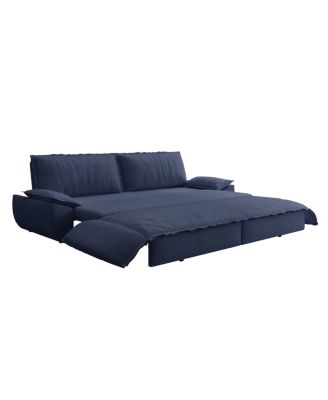 Corduroy Queen Sleeper Sofa Bed with Pull-Out for Small Spaces