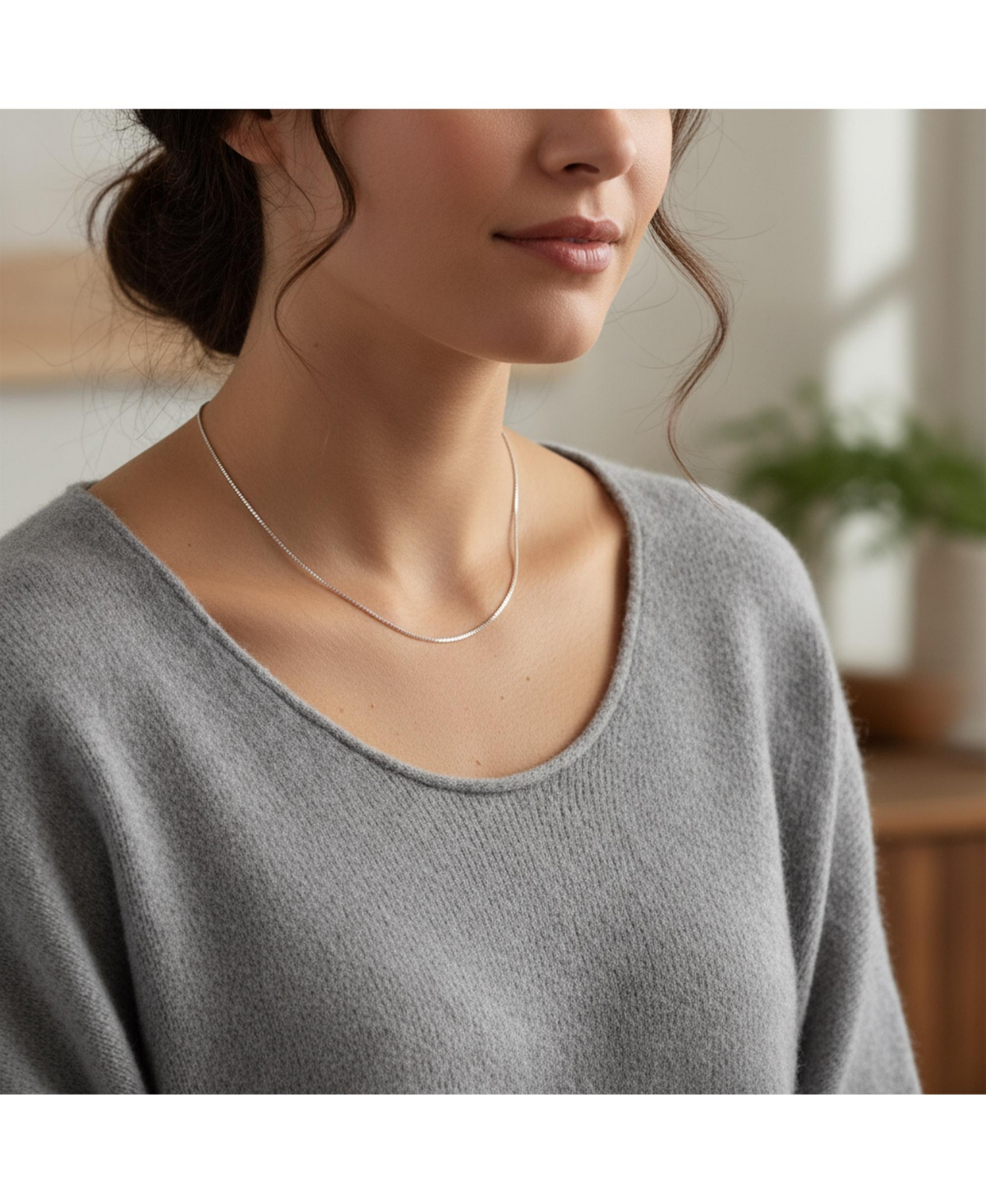 Bling Jewelry Classic Ultra Thin 0.5MM 14K Gold Box Chain Necklace Made Italy 16 Inch