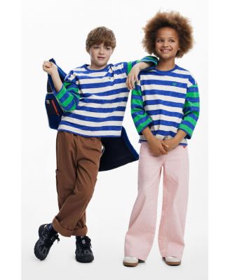 Boys Boys's Faded Striped T-Shirt