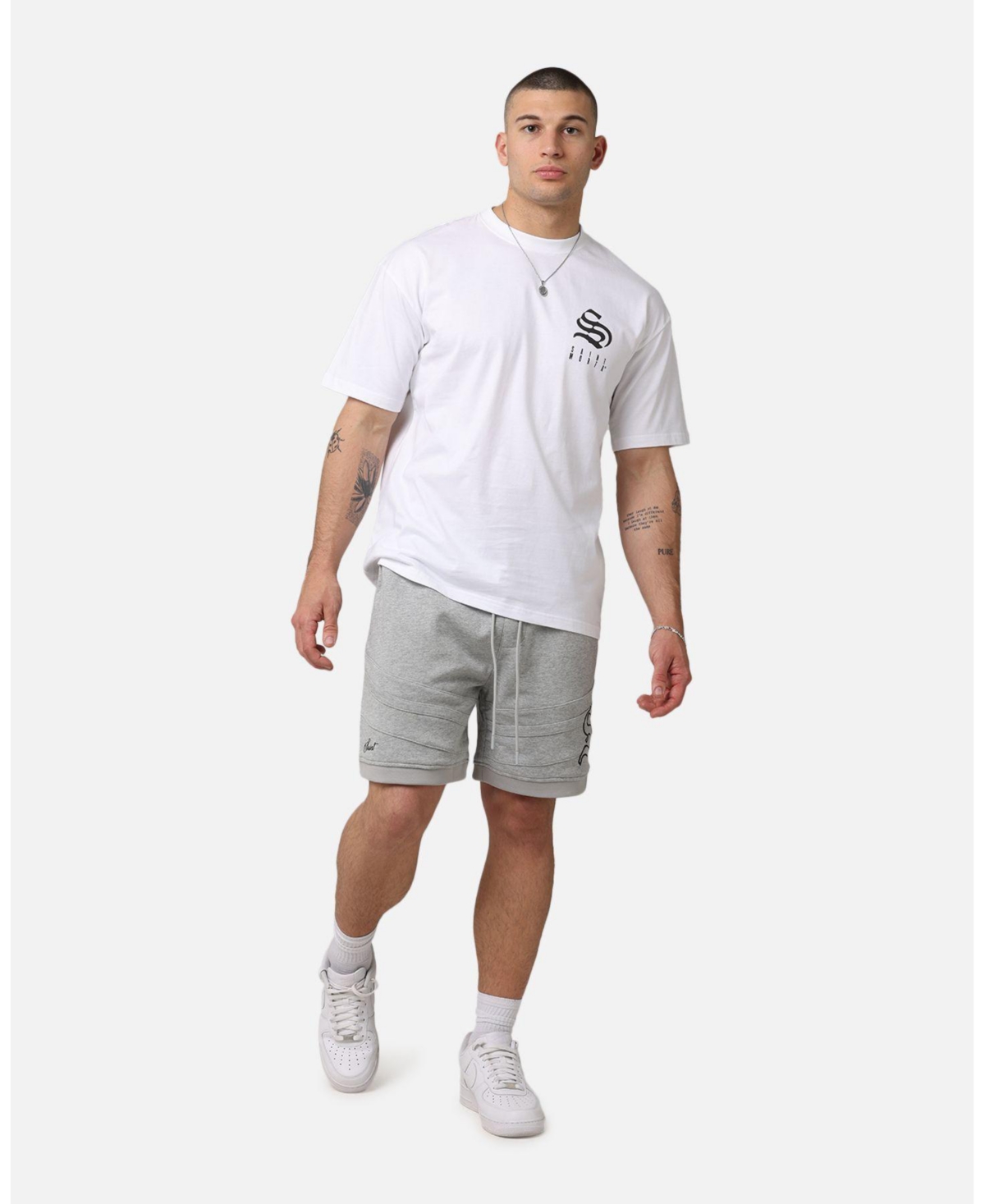 Saint Morta Men's Gothic Rein Drop T-Shirt White