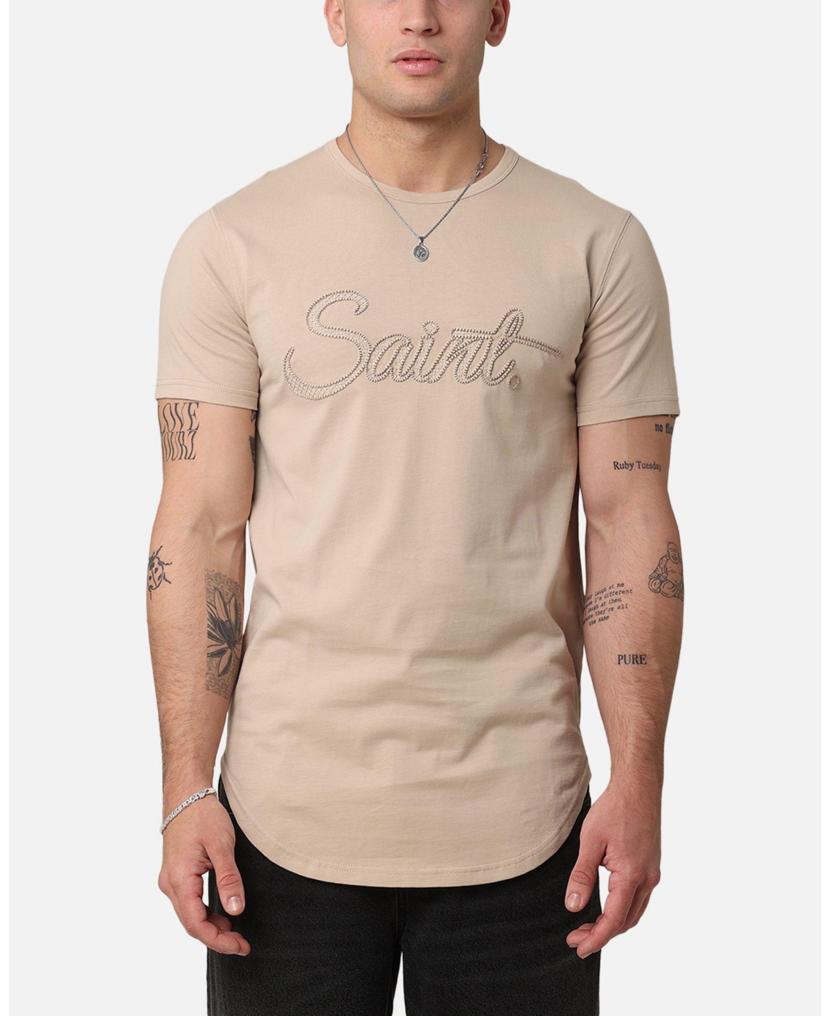 Saint Morta Men's El Duplo Scribere T-Shirt Stone