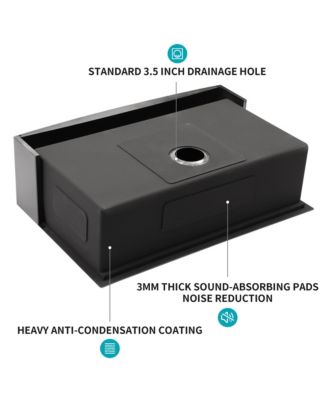 Farmhouse Kitchen Sink Workstation Apron Front Stainless Steel 16 Gauge