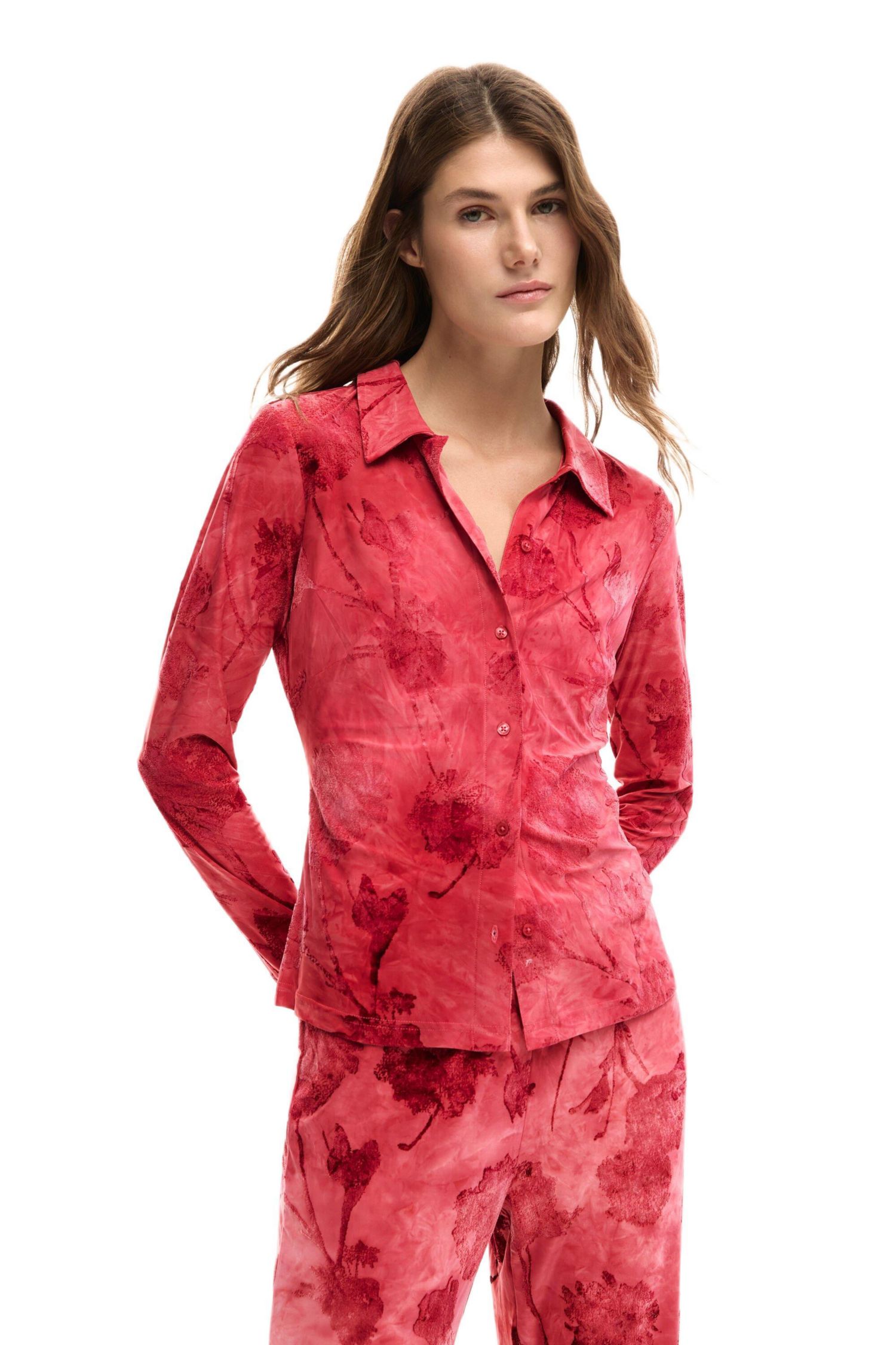 Women's Flocked shirt