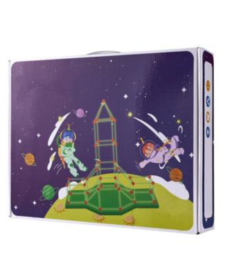 Fort Building Kit for Kids, 85PCS Glow in The Dark STEM Building Toys, Educational Gift for Old Boys & Girls