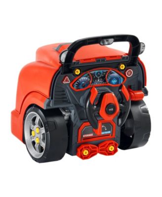 Kids Engine Toy with 60 Pieces and Removable Car Repair Parts