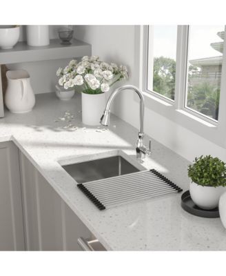 13x15x9inch Undermount Kitchen Sink Stainless Steel Single Bowl 16 Gauge Bar Prep