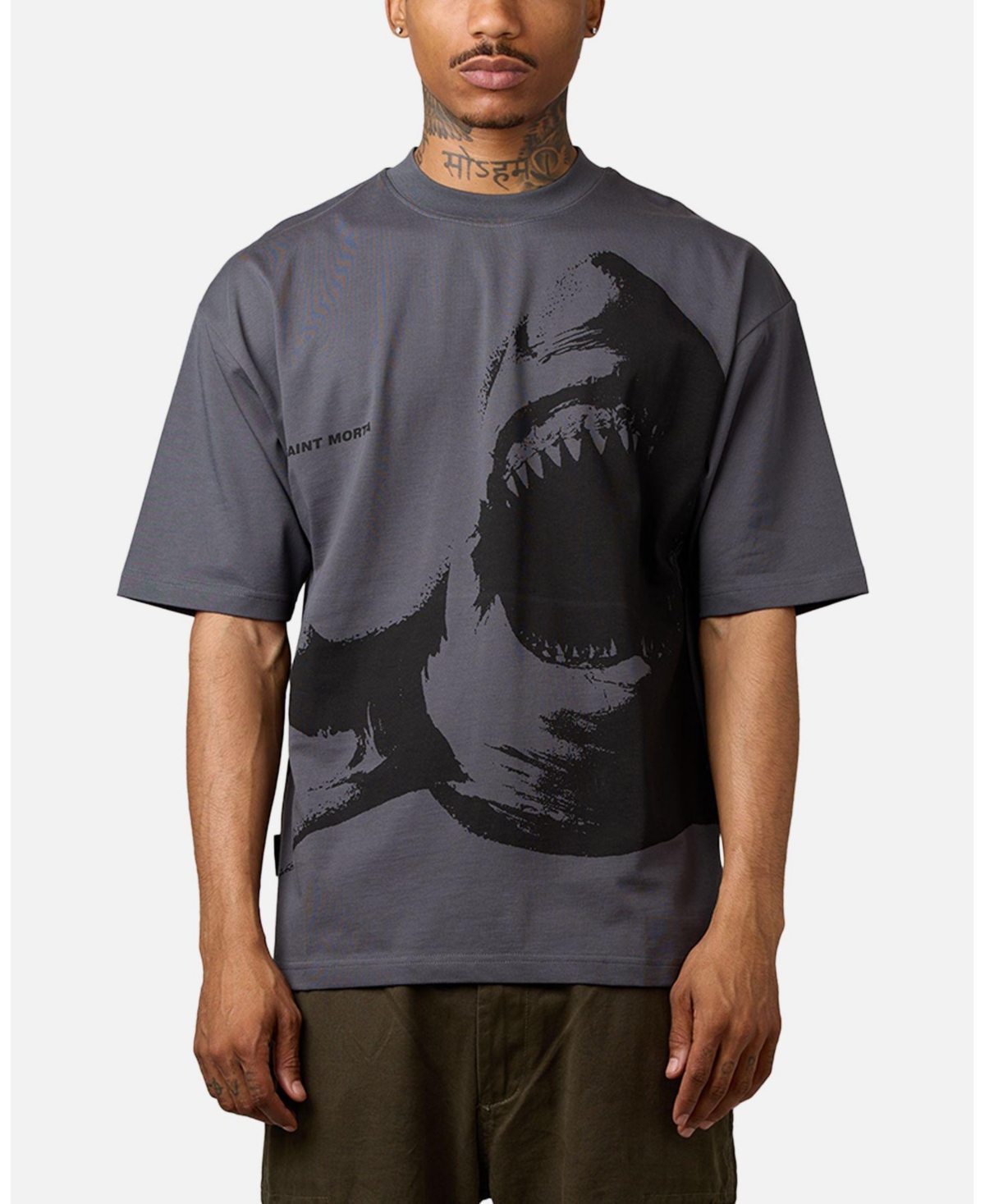 Saint Morta Men's Fear The Abyss Patrol T-Shirt Dark Grey