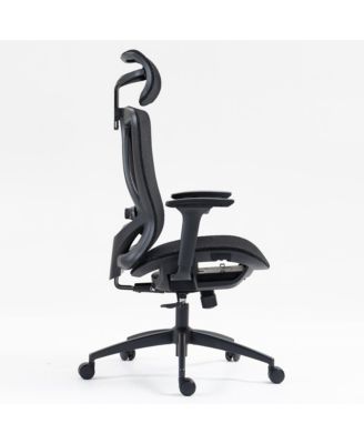 Ergonomic Mesh Office Chair, High Back Desk Chair with 3D Armrests, Up&Down Lumbar Support, Swivel Computer Task Chair