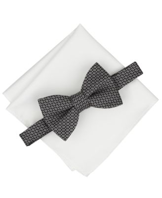 Men's Renato Geometric Bow Tie & Pocket Square, 2-Piece Set