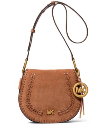 Michael Kors Josie Medium Saddle Flap Messanger - Macy's