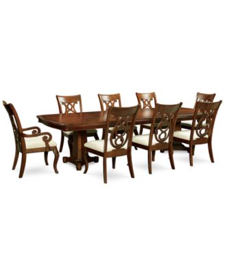 macy's bordeaux dining set