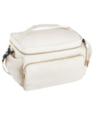 Breast Pump Bag with Waterproof Mat, Fits S1/S2, Pump Accessories & Breastmilk Storage, Portable Carrying Case for Travel, Beige