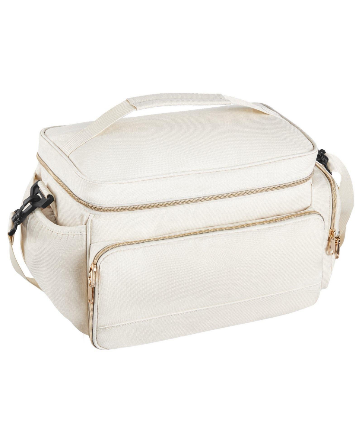 Mecale Breast Pump Bag with Waterproof Mat, Fits S1/S2, Pump Accessories & Breastmilk Storage, Portable Carrying Case for Travel, Beige