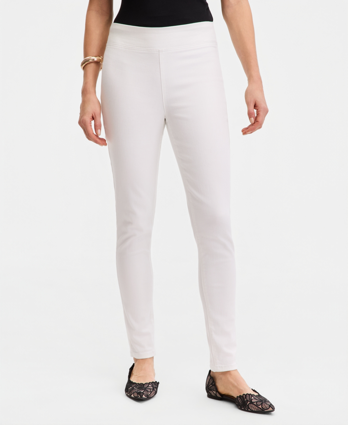 I.n.c. International Concepts Women's High-Rise Pull-On Skinny Jeans, Macy's Exclusive