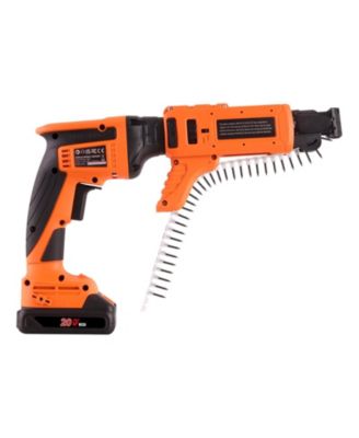 20V Max Auto-Feed Drywall Screw Gun, 4200RPM Brushless Collated Screwgun Kit with 2 Batteries, Charger, Tool Bag & Belt Clip