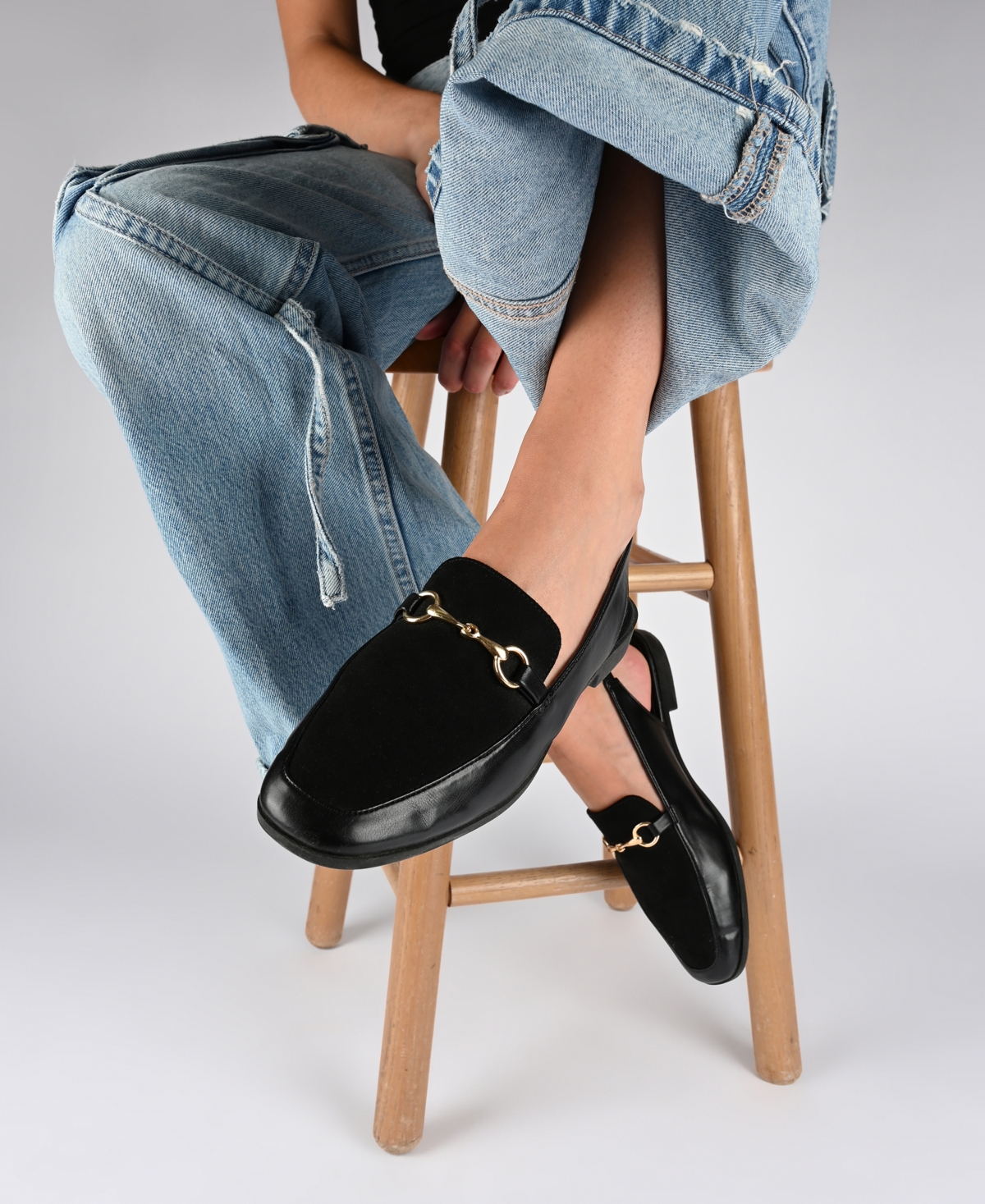 Journee Collection Women's Lainey Bit Sling Back Loafers