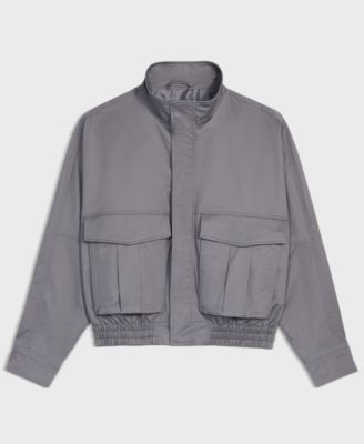 Men's Relaxed-Fit Stretch Twill Utility Jacket