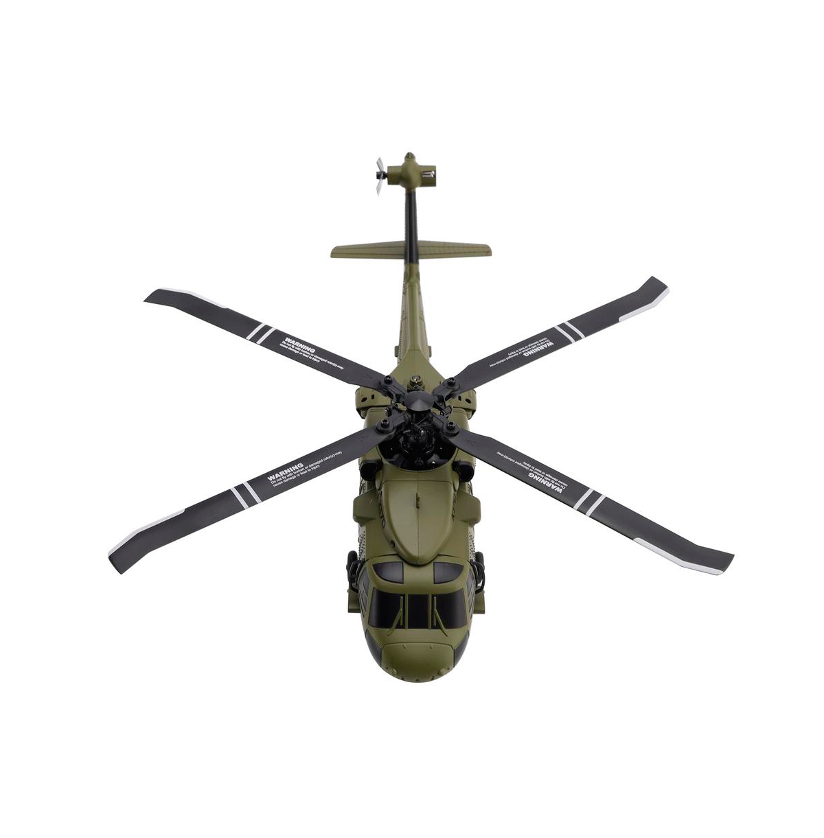 Bruce & Shark Uh-60L Black Hawk Rc Helicopter, 2.4G 4-Channel with Brushless Motor & 6-Axis Auto Hover
