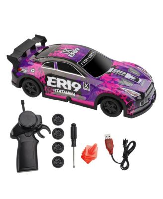1:22 4WD Speed & Drift RC Car with LED Lights & Switchable Tire System