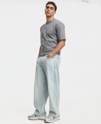 Men's McCarren Baggy-Fit Wash Jeans