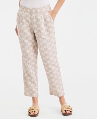 Petite Tapered Pull-On Pants