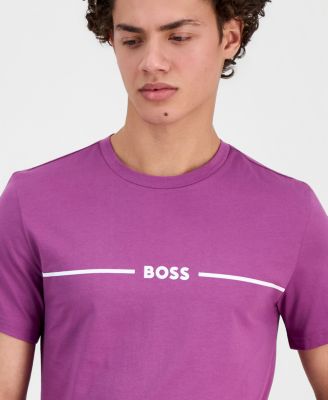 BOSS by Hugo Boss Men's Sun Protection Logo T-Shirt