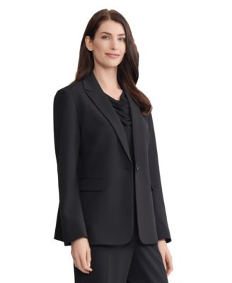 Women's Peak Lapel Collared Jacket