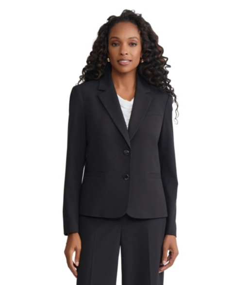 Женские Jones New York Women's Notch Collar Two Button Stretch Blazer