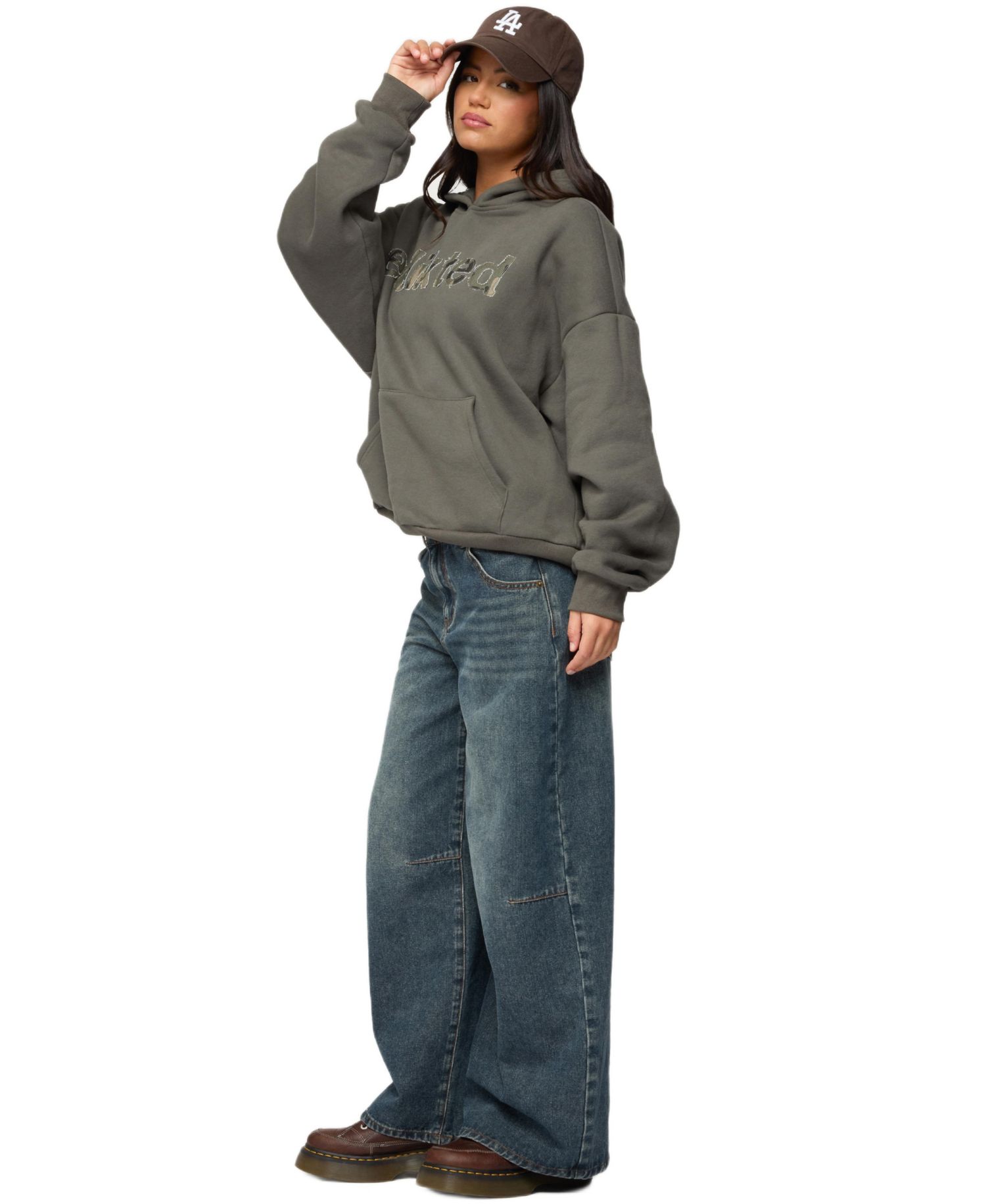 Женская камуфляжная толстовка Cutie Oversize с капюшоном