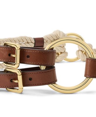 Rope Ring Tri-Strap Belt