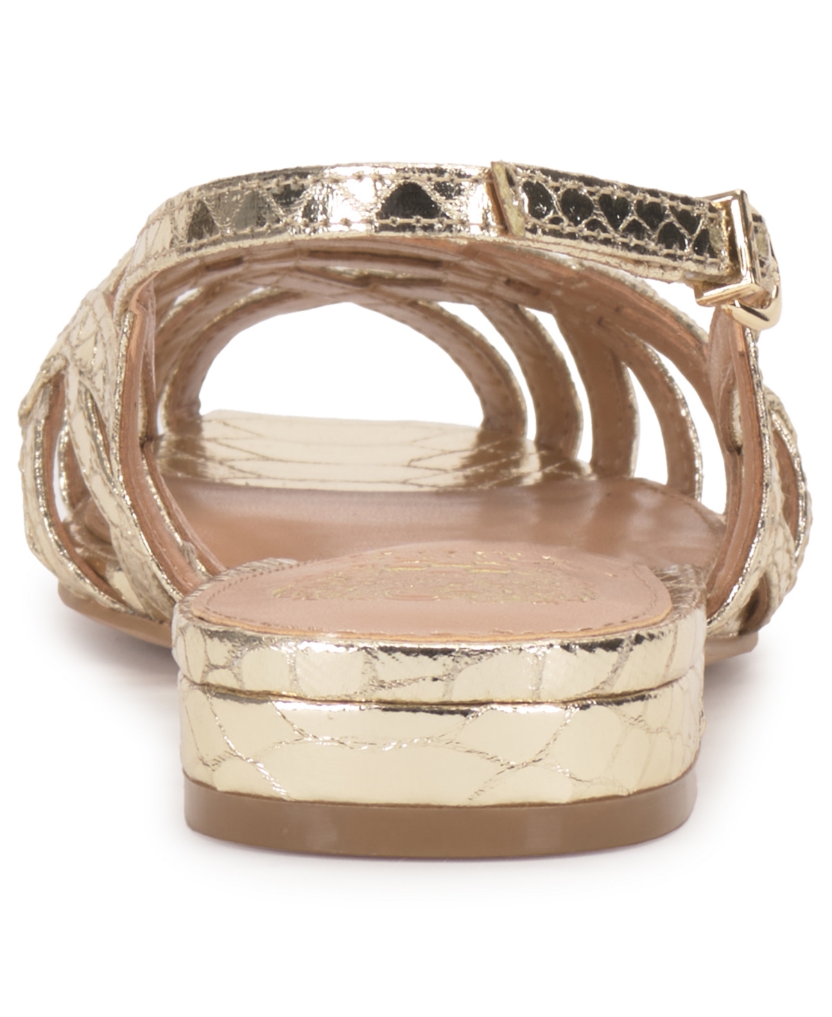 Vince Camuto Women's Stiorra Almond Toe Braided Slingback Flat Sandals